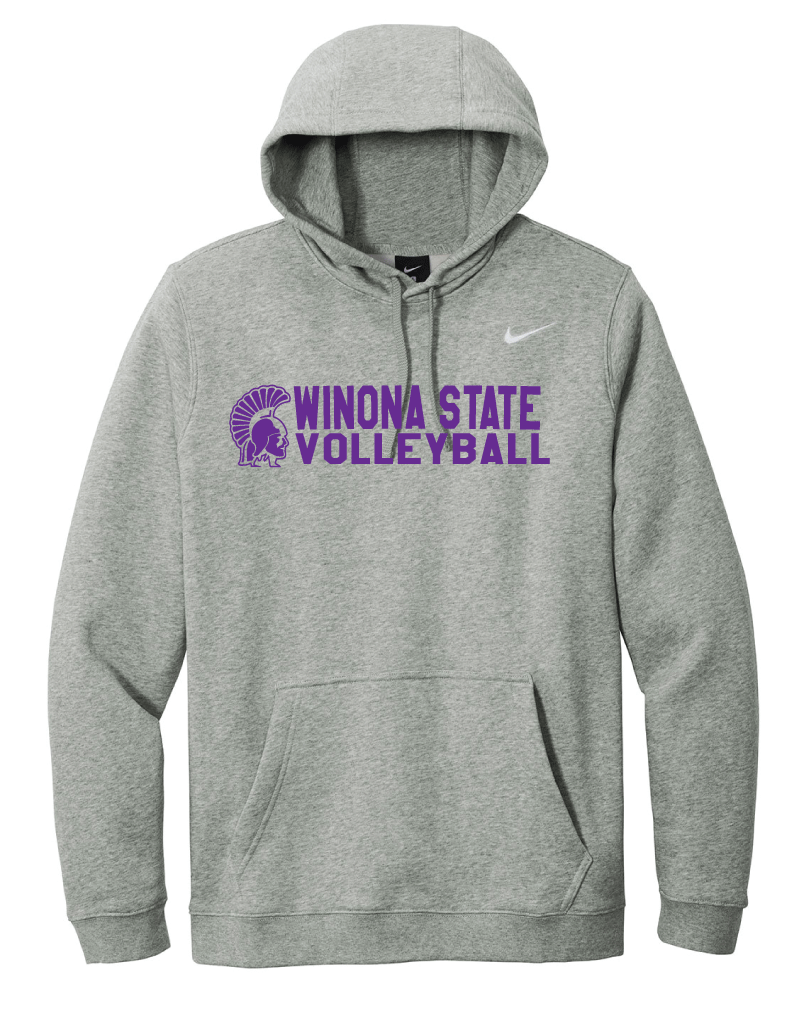 NIKE WSU VOLLEYBALL HOODIE -grey