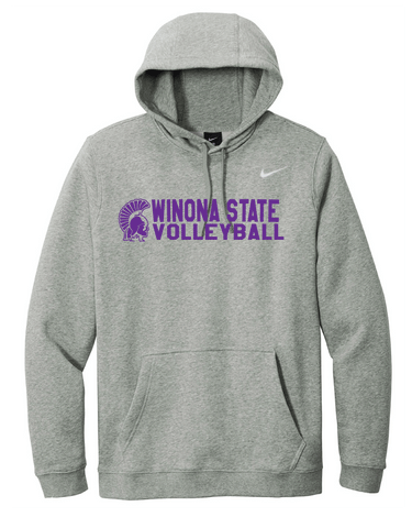 NIKE WSU VOLLEYBALL HOODIE -grey